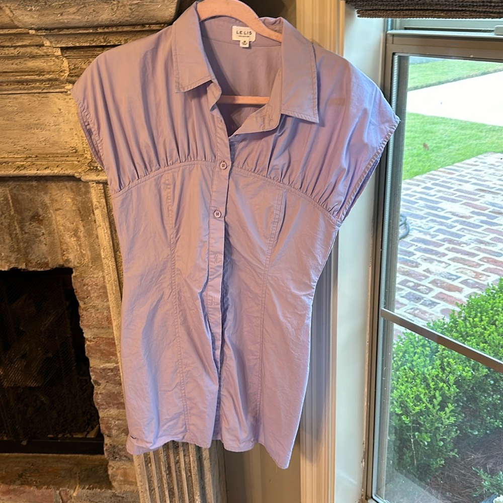 Lelis purple mini casual dress, medium